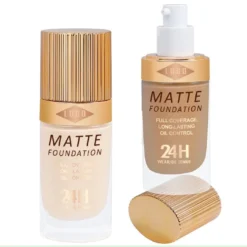 Private Label 18 Colors Long Lasting Concealer Black Skin  Waterproof Full Coverage Organic Vegan Sweatproof Liquid Foundation