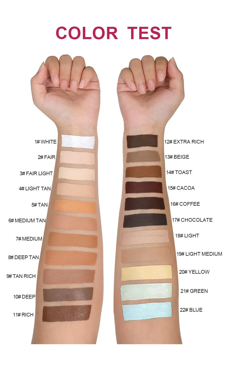 Wholesale Private Label 22 Colors Long Lasting Vegan Cruelty Free Custom Logo Waterproof High Full Coverage Concealer Stick - Image 6