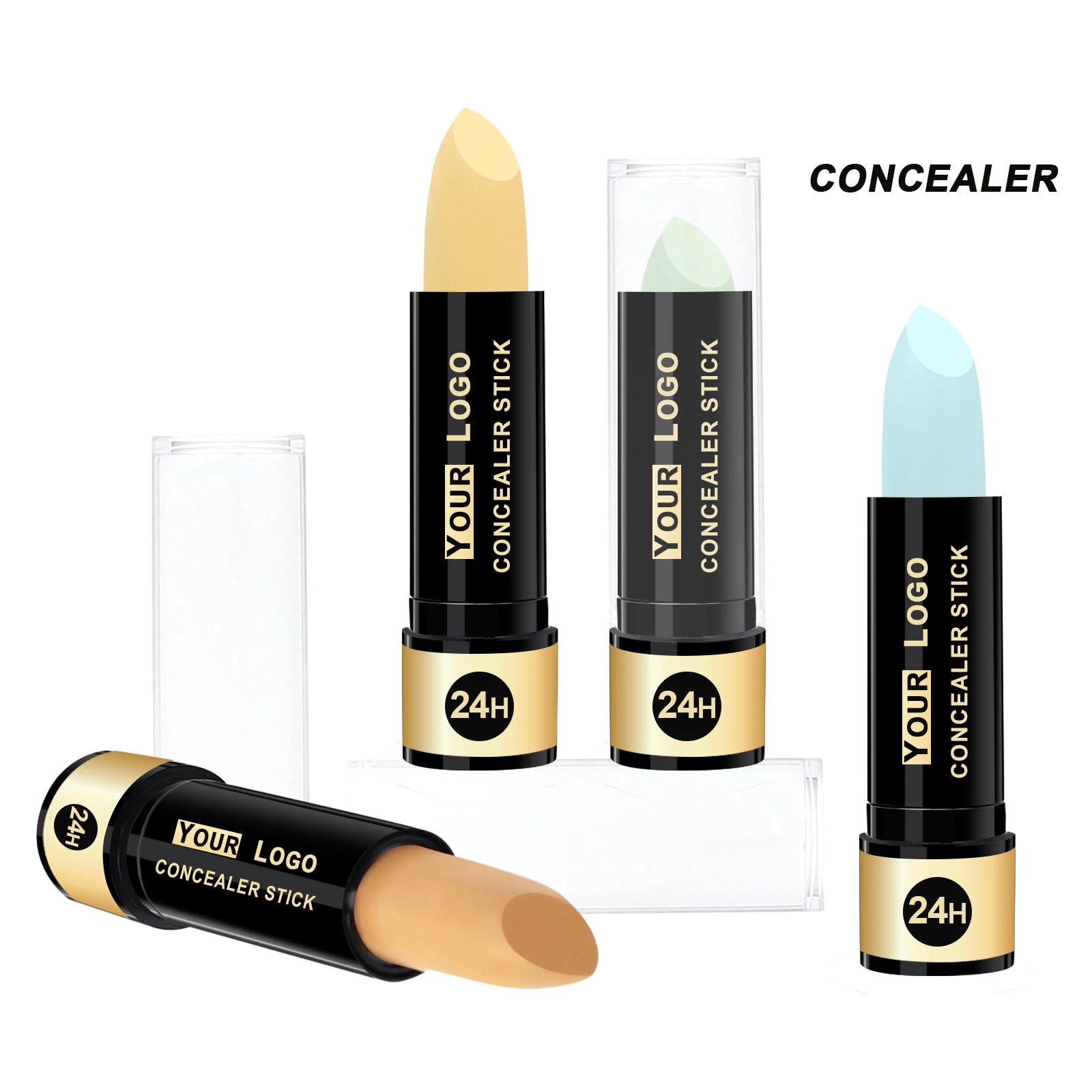 Wholesale Private Label 22 Colors Long Lasting Vegan Cruelty Free Custom Logo Waterproof High Full Coverage Concealer Stick