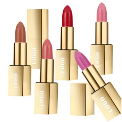 Customizable Pearlescent Moisturizing Lipstick Private Label High Hydrating Lip Plumping with Long-Lasting Makeup Effect