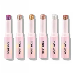 Private Label Pigment Cruelty-Free Long-lasting Lightweight Shimmer Vegan High-Shine Eyeshadow Sparkle Crystal Jelly Glaze Stick