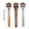 HMU Private Label Makeup Brushes Cream Ultra-thin Tongue-shaped Flat Tongue Concealer Foundation Make-up Brush