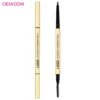 Custom logo Private Label Makeup Lasting Waterproof Dual Purpose Auto Eyebrow Pencil Cosmetics Factory Eye Brow Pencil
